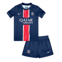 Camiseta Paris Saint-Germain Primera Equipación Replica 2024-25 para niños mangas cortas (+ Pantalones cortos)
